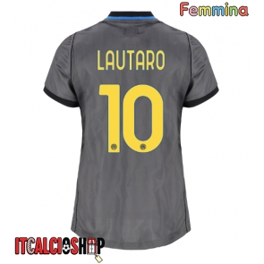 Inter Milan Lautaro Martinez #10 Terza Maglia Femmina 2026-27 Manica Corta Inter Milan Lautaro Martinez #10 Terza Maglia Femmina 2026-27 Manica Corta